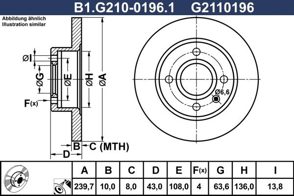 Galfer B1.G210-0196.1 - Əyləc Diski furqanavto.az