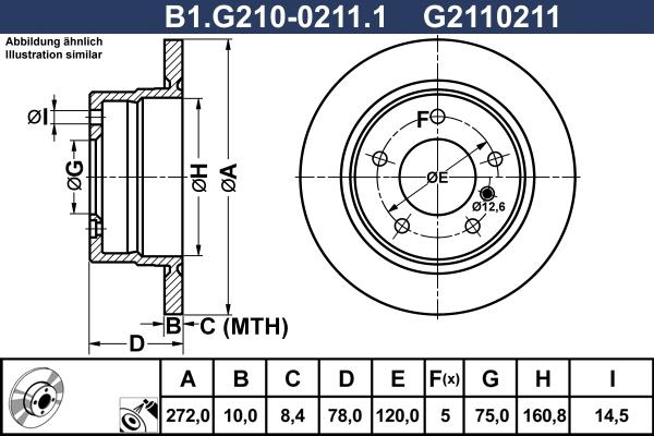 Galfer B1.G210-0211.1 - Əyləc Diski furqanavto.az