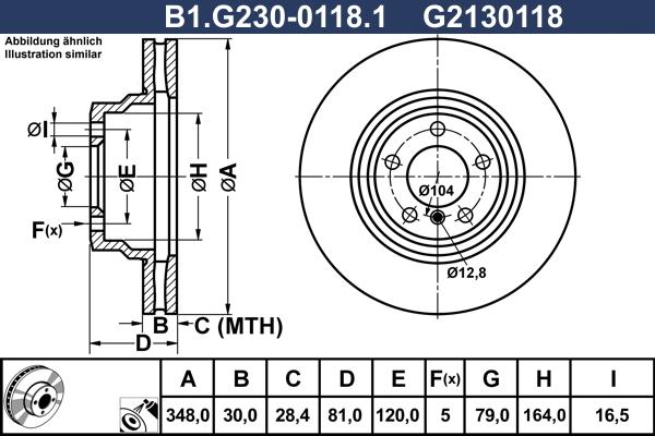 Galfer B1.G230-0118.1 - Əyləc Diski furqanavto.az