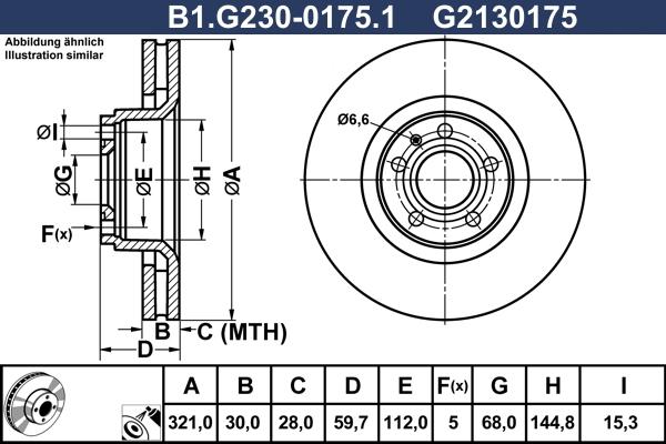 Galfer B1.G230-0175.1 - Əyləc Diski furqanavto.az