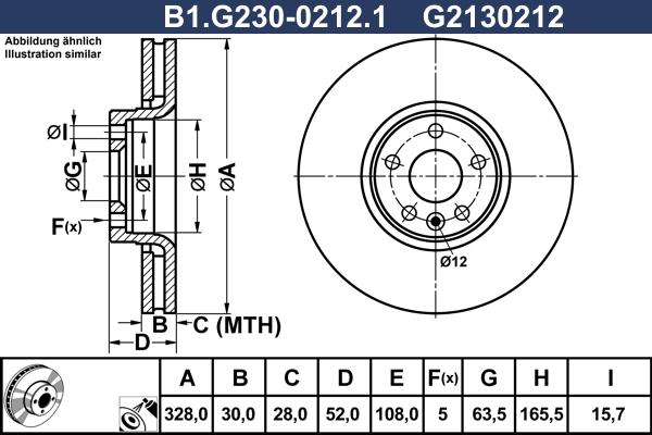 Galfer B1.G230-0212.1 - Əyləc Diski furqanavto.az