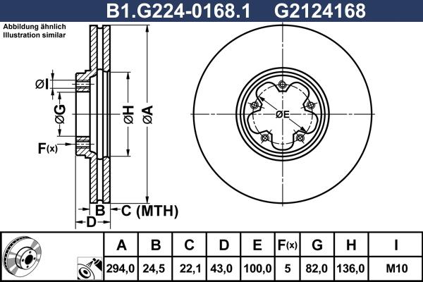 Galfer B1.G224-0168.1 - Əyləc Diski furqanavto.az