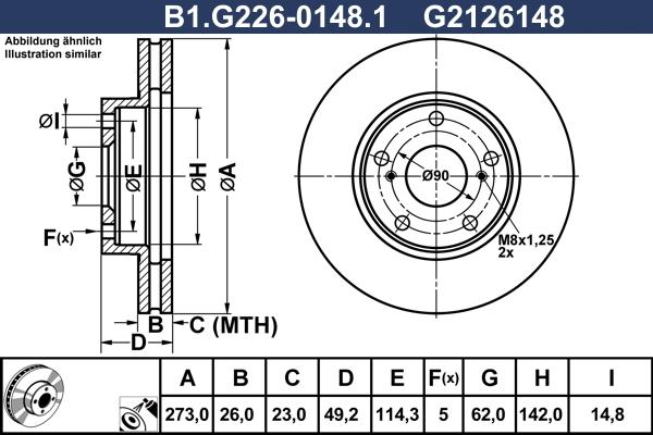 Galfer B1.G226-0148.1 - Əyləc Diski furqanavto.az