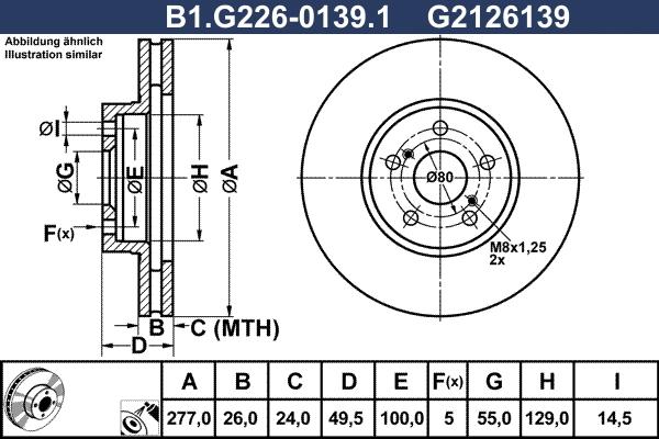 Galfer B1.G226-0139.1 - Əyləc Diski furqanavto.az