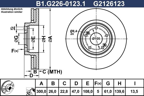 Galfer B1.G226-0123.1 - Əyləc Diski furqanavto.az