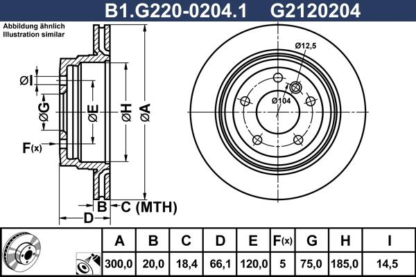 Galfer B1.G220-0204.1 - Əyləc Diski furqanavto.az