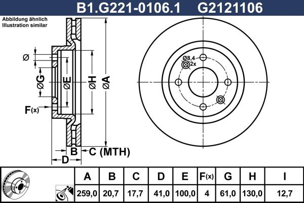 Galfer B1.G221-0106.1 - Əyləc Diski furqanavto.az