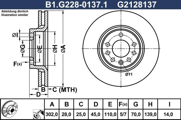 Galfer B1.G228-0137.1 - Əyləc Diski furqanavto.az