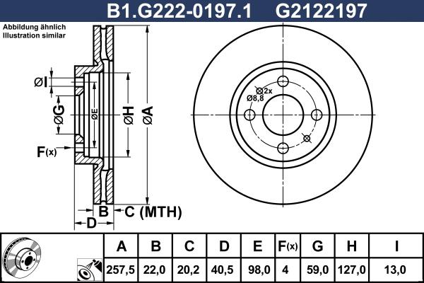 Galfer B1.G222-0197.1 - Əyləc Diski furqanavto.az