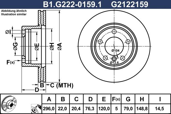 Galfer B1.G222-0159.1 - Əyləc Diski furqanavto.az