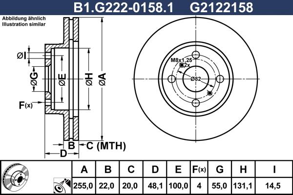 Galfer B1.G222-0158.1 - Əyləc Diski furqanavto.az