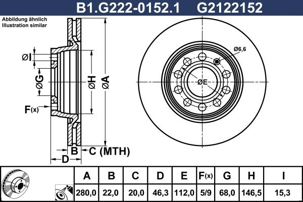 Galfer B1.G222-0152.1 - Əyləc Diski furqanavto.az