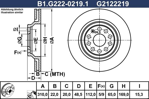 Galfer B1.G222-0219.1 - Əyləc Diski furqanavto.az