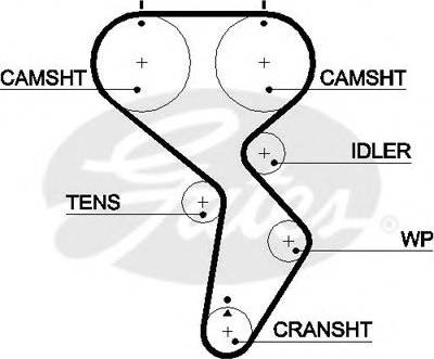 Gates 5488XS - Vaxt kəməri furqanavto.az