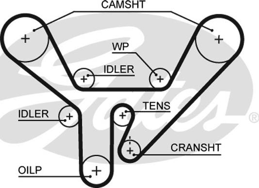 Gates 5518XS - Vaxt kəməri furqanavto.az