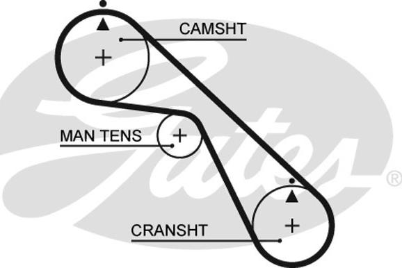 Gates 5530XS - Vaxt kəməri furqanavto.az