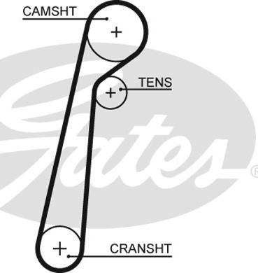 Gates 5652XS - Vaxt kəməri furqanavto.az