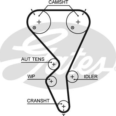 Gates 5615XS - Vaxt kəməri furqanavto.az
