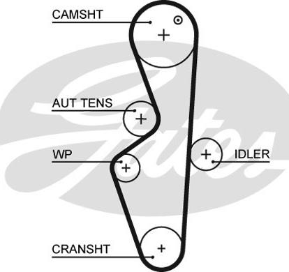Gates 5617XS - Vaxt kəməri furqanavto.az
