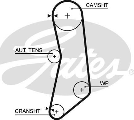 Gates 5626XS - Vaxt kəməri furqanavto.az