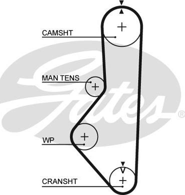 Gates 5085 - Vaxt kəməri furqanavto.az