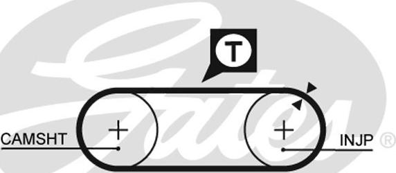 Gates K015035 - Vaxt kəməri dəsti furqanavto.az