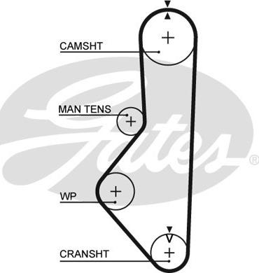 Gates 5149XS - Vaxt kəməri furqanavto.az