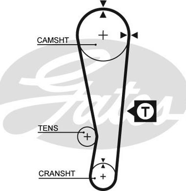 Gates 5150XS - Vaxt kəməri furqanavto.az