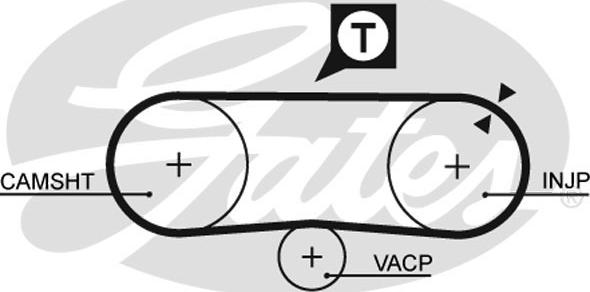 Gates 5134 - Vaxt kəməri furqanavto.az