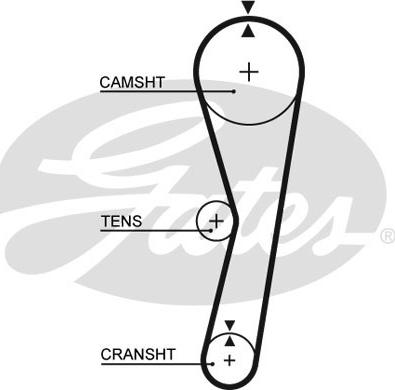 Gates 5127 - Vaxt kəməri furqanavto.az