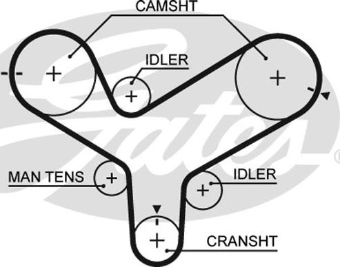 Gates 5342XS - Vaxt kəməri furqanavto.az