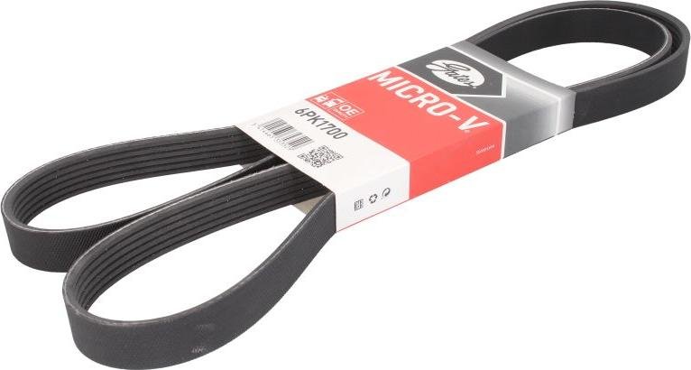 Gates 6PK1700 - V-yivli kəmər furqanavto.az