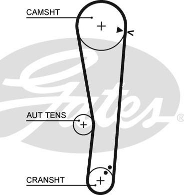 Gates K015568XS - Vaxt kəməri dəsti furqanavto.az