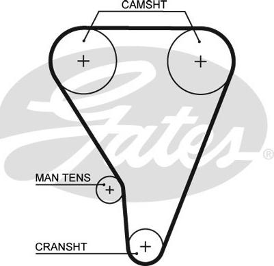Gates 1117RM - Vaxt kəməri furqanavto.az