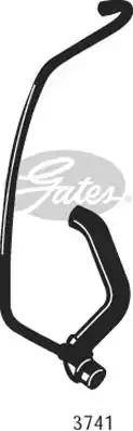 Gates 3741 - Radiator şlanqı furqanavto.az