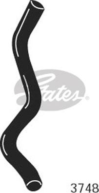 Gates 3748 - Radiator şlanqı furqanavto.az