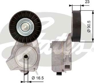 Gates K016PK2345 - V-yivli kəmər dəsti furqanavto.az