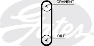 Gates T351HOB - Vaxt kəməri furqanavto.az
