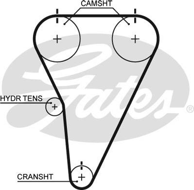 Gates T215 - Vaxt kəməri furqanavto.az