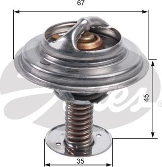 Gates TH45682G1 - Termostat, soyuducu www.furqanavto.az