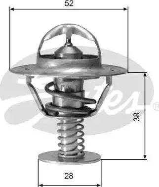 Gates TH05077G1 - Termostat, soyuducu furqanavto.az