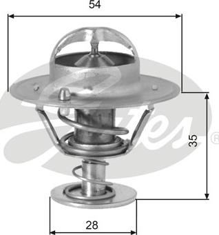 Gates TH00782G1 - Termostat, soyuducu furqanavto.az