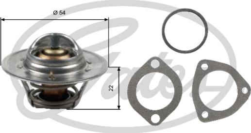 Gates TH12782G1 - Termostat, soyuducu www.furqanavto.az