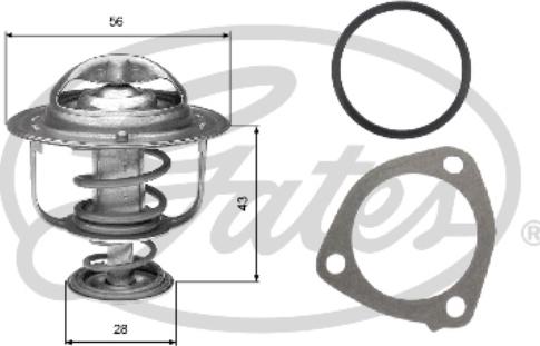 Gates TH31276G1 - Termostat, soyuducu furqanavto.az