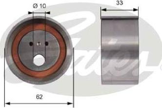 GATES-AU T41248 - Gərginlik kasnağı, vaxt kəməri furqanavto.az