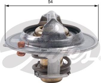 GATES-AU TH45385G1 - Termostat, soyuducu www.furqanavto.az