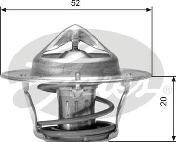 GATES-AU TH04182G1 - Termostat, soyuducu furqanavto.az