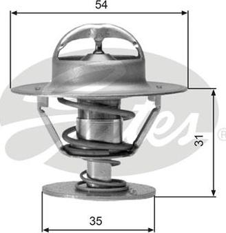 GATES-AU TH00682G1 - Termostat, soyuducu furqanavto.az