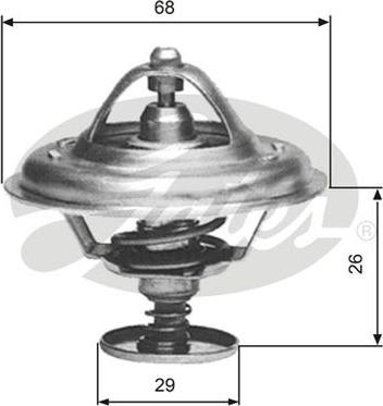 GATES-AU TH08983G1 - Termostat, soyuducu furqanavto.az