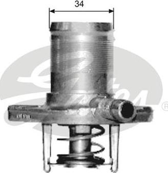 GATES-AU TH15289G1 - Termostat, soyuducu furqanavto.az